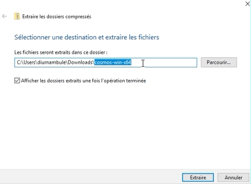 Cosmos Extract Win2